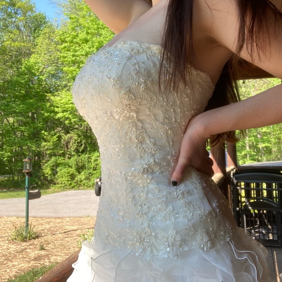 David’s Bridal Wedding Dress - Picture 1 of 12